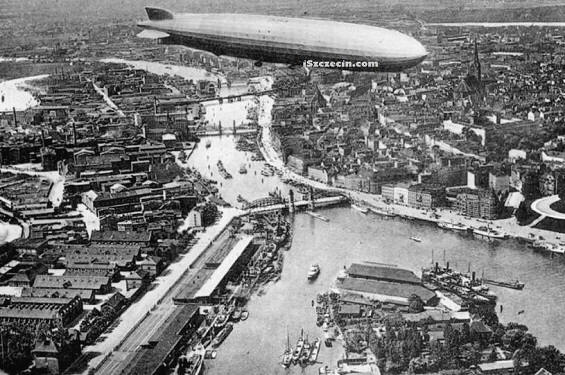 szczecin stettin aerial photograph